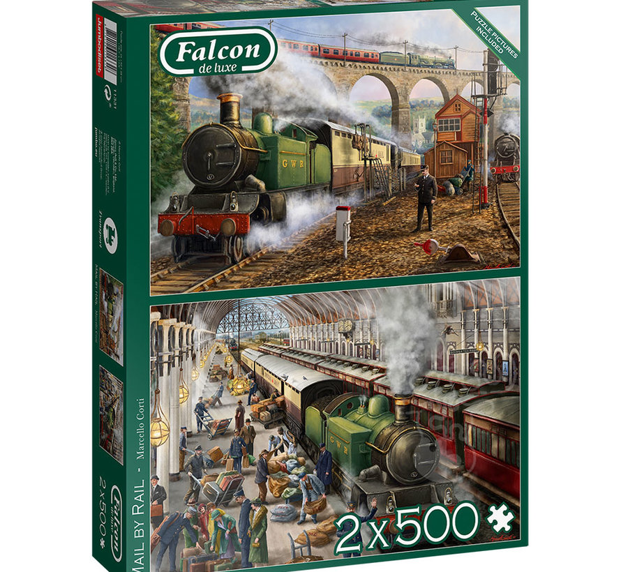Falcon Mail By Rail Puzzle 2 x 500pcs