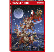Piatnik Piatnik Santa's Flying Sleigh Puzzle 1000pcs