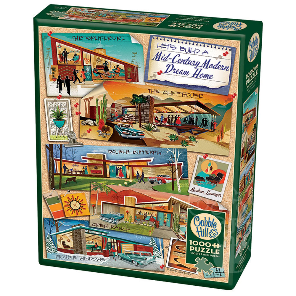 Cobble Hill MidCentury Modern Dream Home Puzzle 1000pcs Puzzles Canada