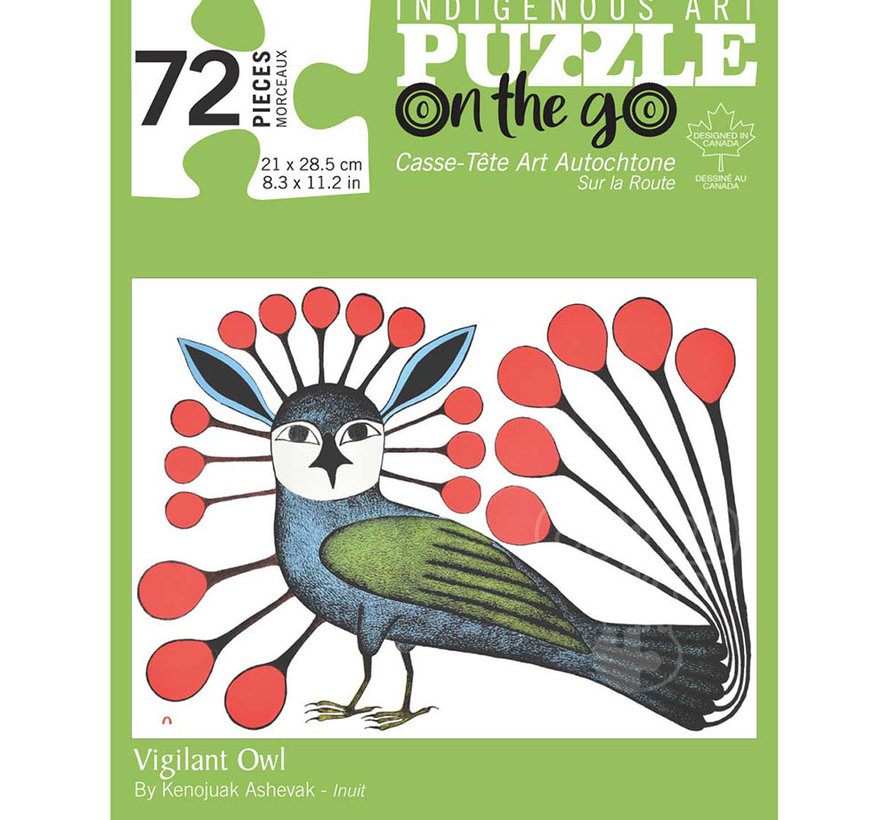 Indigenous Collection: Vigilant Owl Puzzle 72pcs