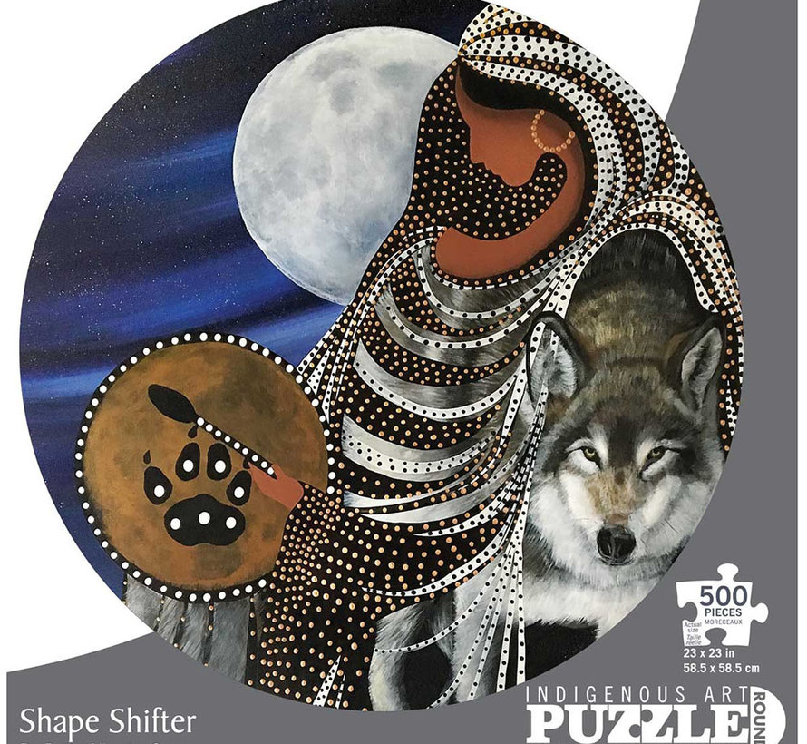 Indigenous Collection: Shape Shifter Round Puzzle 500pcs