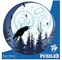 FINAL SALE Indigenous Collection: Raven Moon Round Puzzle 500pcs