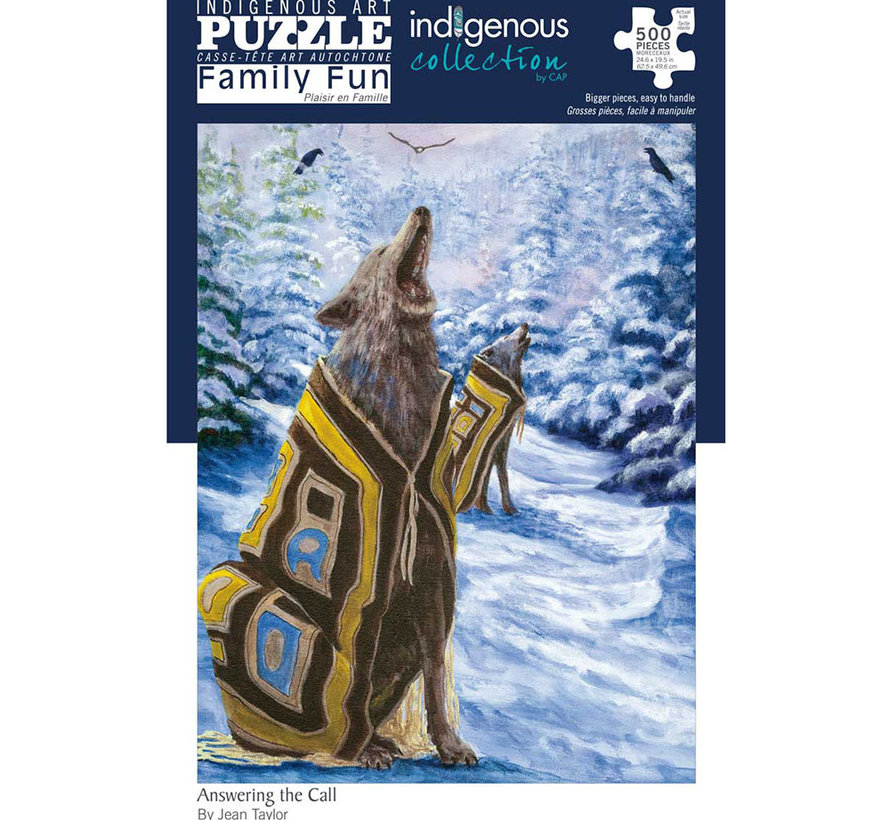 Indigenous Collection: Answering the Call Family Puzzle 500pcs