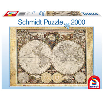 Schmidt Schmidt Historical Map of the World Puzzle 2000pcs