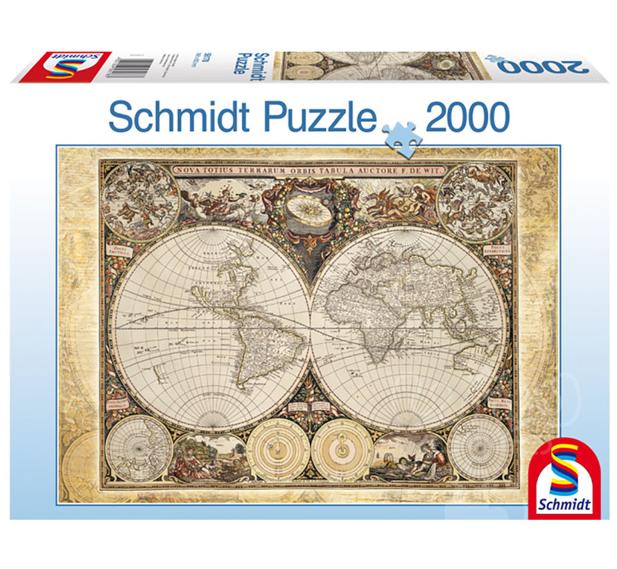 Schmidt Historical Map of the World Puzzle 2000pcs