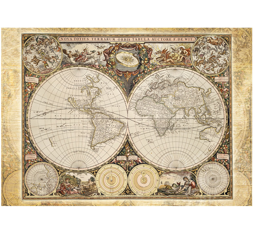 Schmidt Historical Map of the World Puzzle 2000pcs