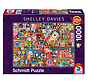 Schmidt Shelley Davies Vintage Board Games Puzzle 1000pcs