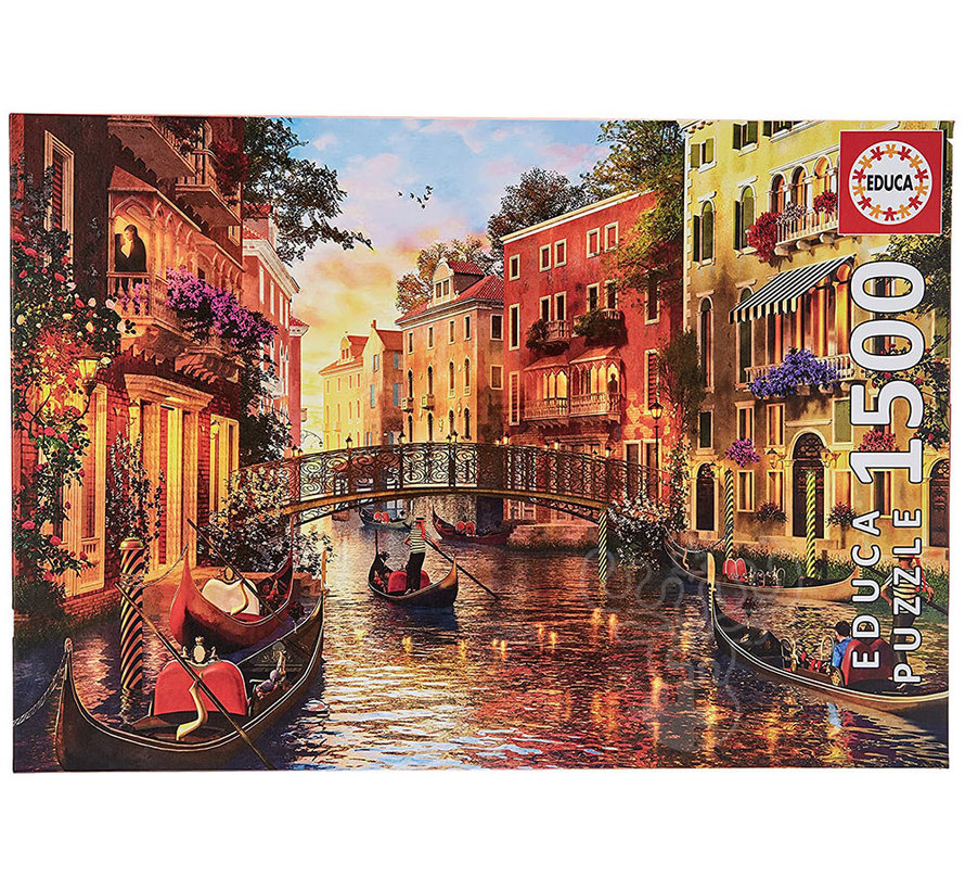 Educa Sunset in Venice Puzzle 1500pcs
