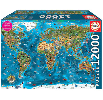 Educa Borras Educa Wonders of the World Puzzle 12000pcs
