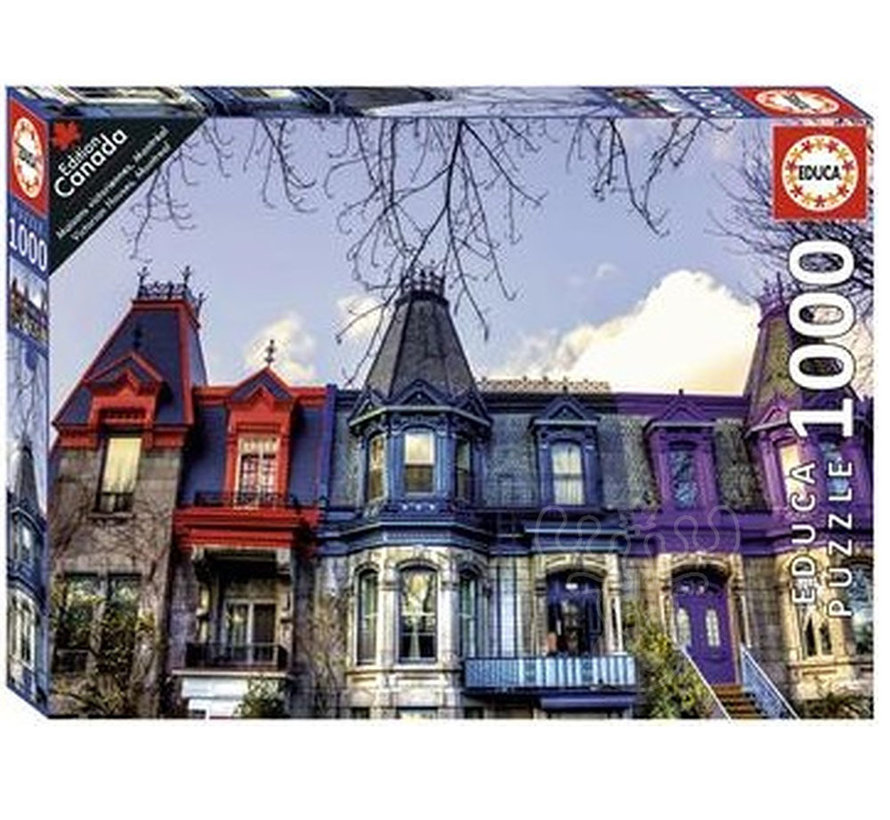 Educa Victorian Houses, Montreal Puzzle 1000pcs