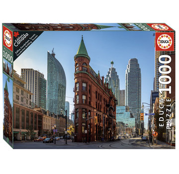 Educa Borras Educa Gooderham Flatiron Building, Toronto Puzzle 1000pcs RETIRED