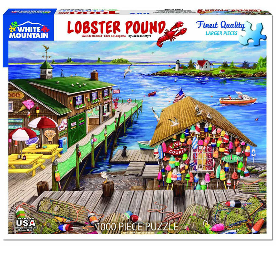 White Mountain Lobster Pound Puzzle 1000pcs