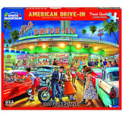 White Mountain White Mountain American Drive-In Puzzle 1000pcs