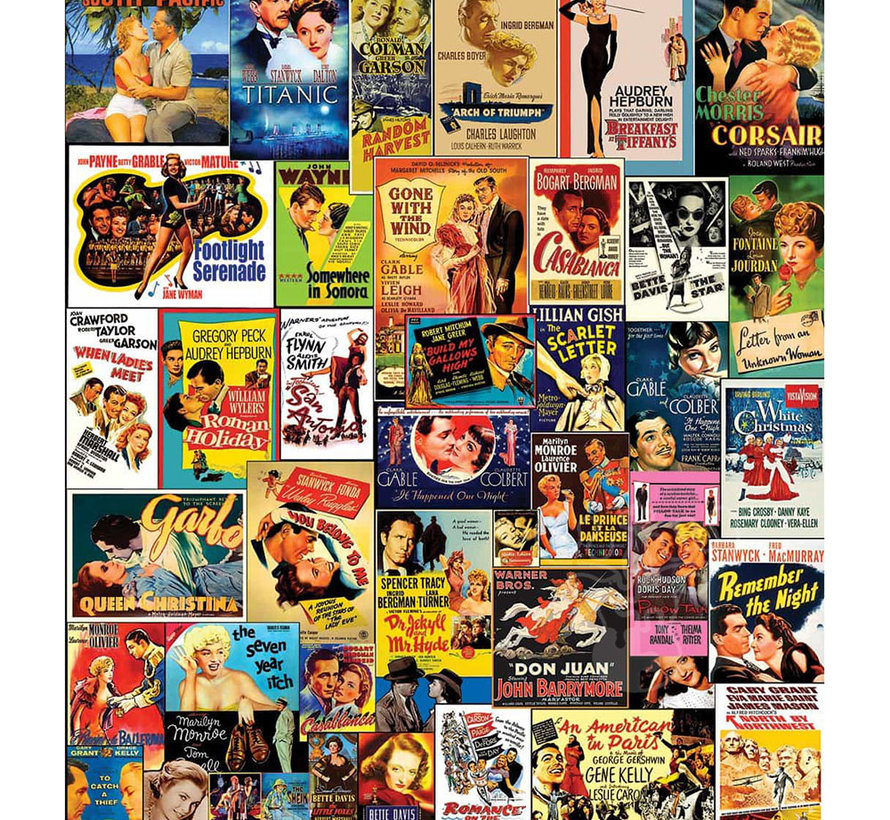 White Mountain Movie Classics E-Z Hold Puzzle 300pcs