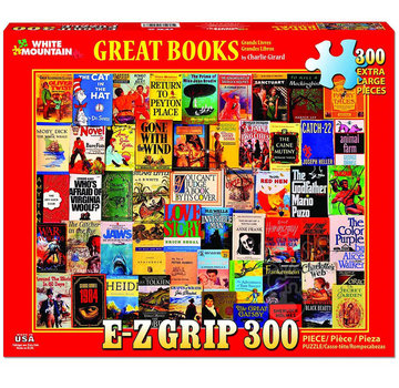 White Mountain White Mountain Great Books E-Z Hold Puzzle 300pcs