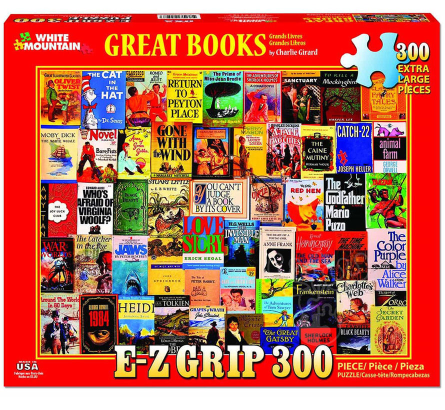 White Mountain Great Books Puzzle 300pcs