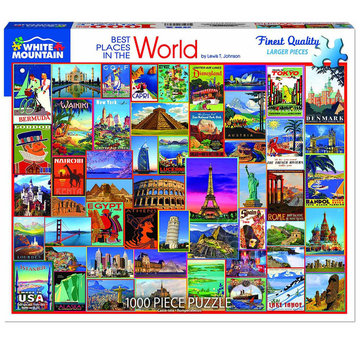 White Mountain White Mountain Best Places in the World Puzzle 1000pcs