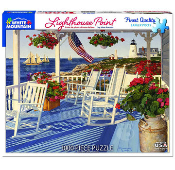 White Mountain White Mountain Lighthouse Point Puzzle 1000pcs