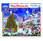 White Mountain Village Christmas Tree Puzzle 1000pcs