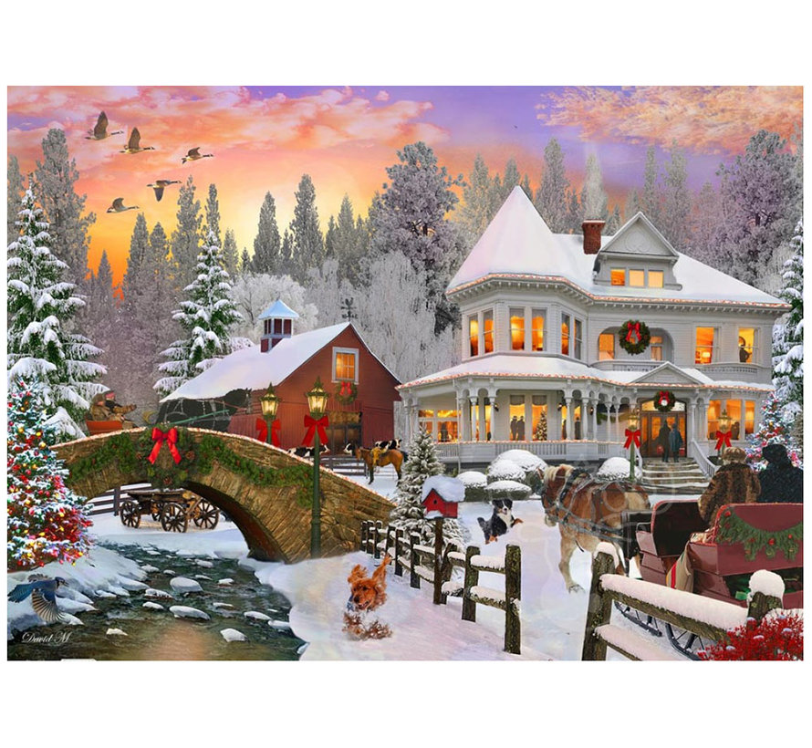 Vermont Christmas Co. Country Christmas Puzzle 1000pcs