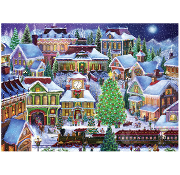Vermont Christmas Company Vermont Christmas Co. Christmas Village Puzzle 1000pcs
