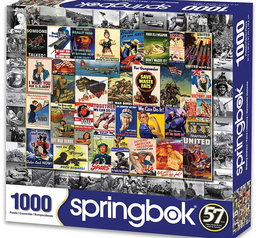 Springbok Making History Puzzle 1000pcs