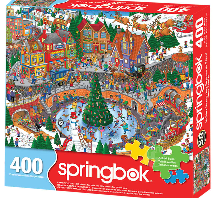 Springbok Holiday Havoc Family Puzzle 400pcs
