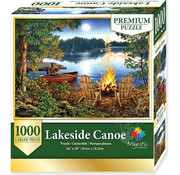 Springbok Majestic Lakeside Canoe Wooden Puzzle 1000pcs