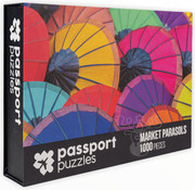 Passport Puzzles FINAL SALE Passport Market Parasols Puzzle 1000pcs
