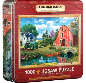 Eurographics Eurographics The Red Barn Puzzle 1000pcs Tin RETIRED