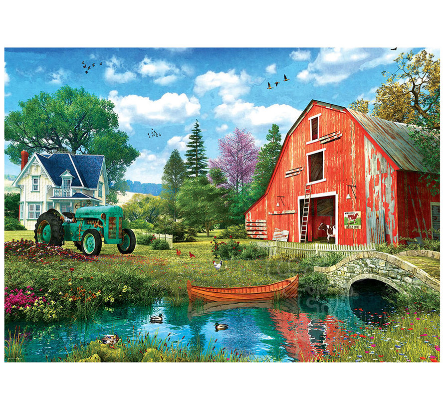 Eurographics The Red Barn Puzzle 1000pcs Tin RETIRED