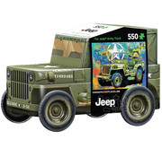 Eurographics Eurographics Jeep® The Army Truck Puzzle 550pcs in a Military Jeep Shaped Tin
