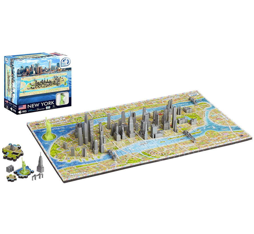 4D Puzz Cityscape Mini New York 4D Puzzle 193pcs