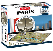 4D Puzz 4D Puzz Cityscape Paris Time 4D Puzzle 1100+pcs
