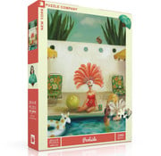 New York Puzzle Company New York Puzzle Co. Janet Hill: Poolside Puzzle 500pcs