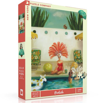 New York Puzzle Company New York Puzzle Co. Janet Hill: Poolside Puzzle 500pcs