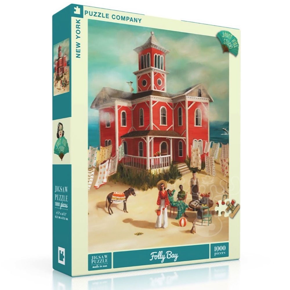 New York Puzzle Co. Janet Hill: Folly Bay Puzzle 1000pcs - Puzzles
