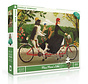 New York Puzzle Co. Janet Hill: Miss Moon's Bike Puzzle 1000pcs