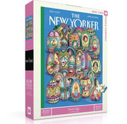 New York Puzzle Company New York Puzzle Co. The New Yorker: Easter Eggs Puzzle 1000pcs