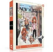 New York Puzzle Company New York Puzzle Co. The New Yorker: Dog Meets Dog Puzzle 1000pcs