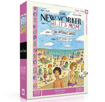 New York Puzzle Company New York Puzzle Co. The New Yorker: Hi, It's Mom Puzzle 500pcs
