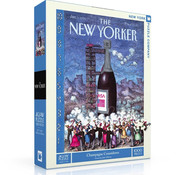 New York Puzzle Company New York Puzzle Co. The New Yorker: Champagne Countdown Puzzle 1000pcs