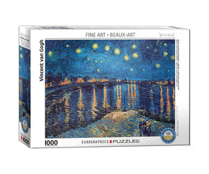 Eurographics van Gogh: The Starry Night Over The Rhone Puzzle