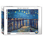 Eurographics Fine Art van Gogh: The Starry Night Over The Rhone Puzzle 1000pcs
