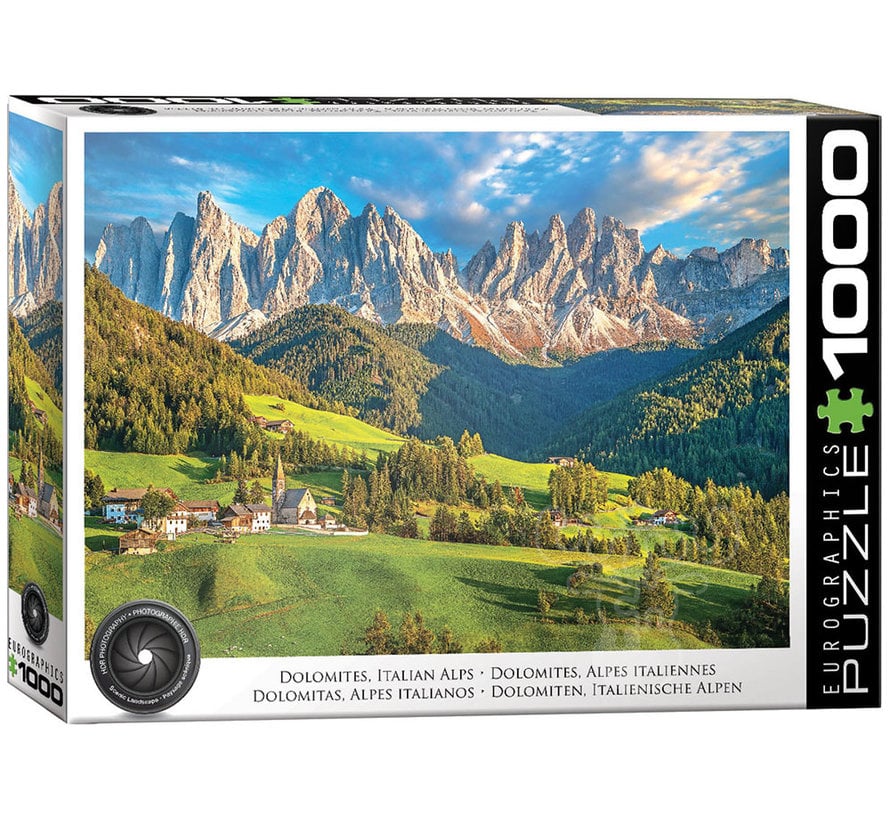 Eurographics Photography HDR: Dolomites, Italian Alps Puzzle 1000pcs