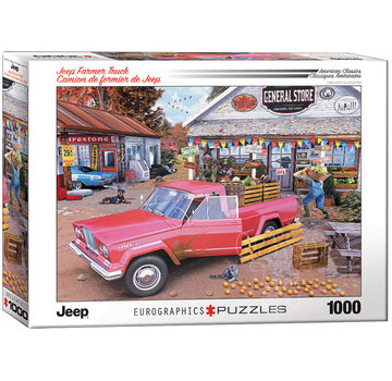 Eurographics Eurographics Automotive: Jeep Farmer's Truck Puzzle 1000pcs