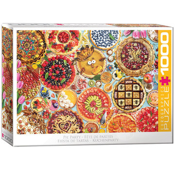Eurographics Eurographics Food: Pie Party - Sweet Collection Puzzle 1000pcs