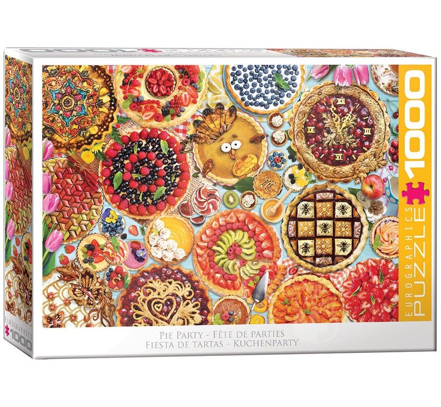 Eurographics Food: Pie Party - Sweet Collection Puzzle 1000pcs