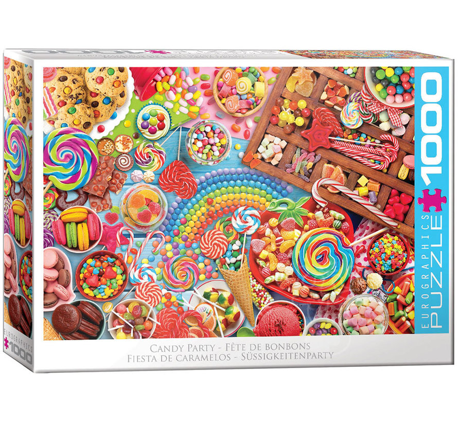 Eurographics Food: Candy Party - Sweet Collection Puzzle 1000pcs