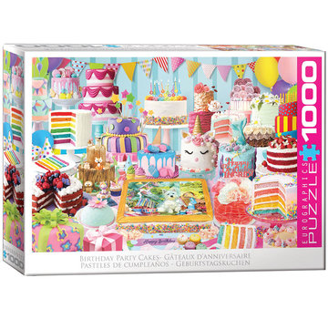 Eurographics Eurographics Food: Birthday Party Cakes - Sweet Collection Puzzle 1000pcs